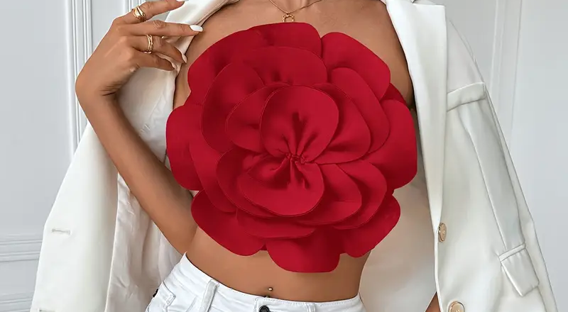 Crop tops Nura Collection Crop top modern për femra Crop tops trendy verore Crop tops stil dhe rehati Crop tops outfit casual